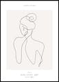 One Line Art No 1 Poster