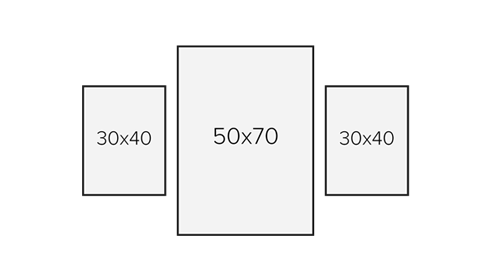 Gallery wall template